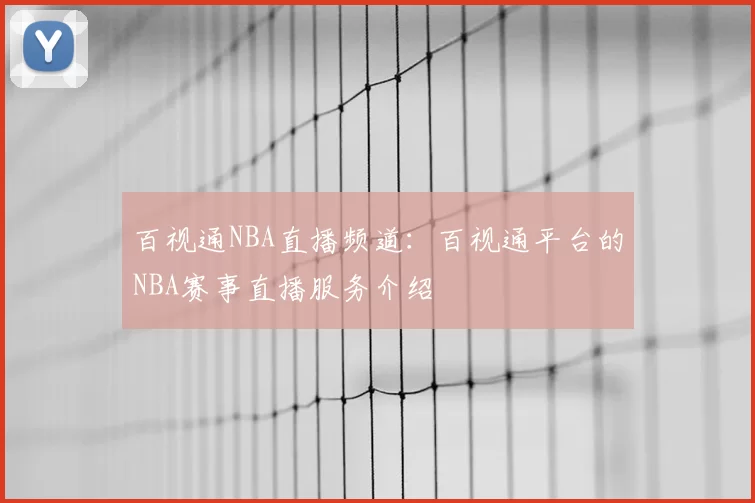 百视通NBA直播频道：百视通平台的NBA赛事直播服务介绍