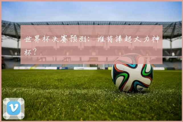 世界杯决赛预测：谁将捧起大力神杯？