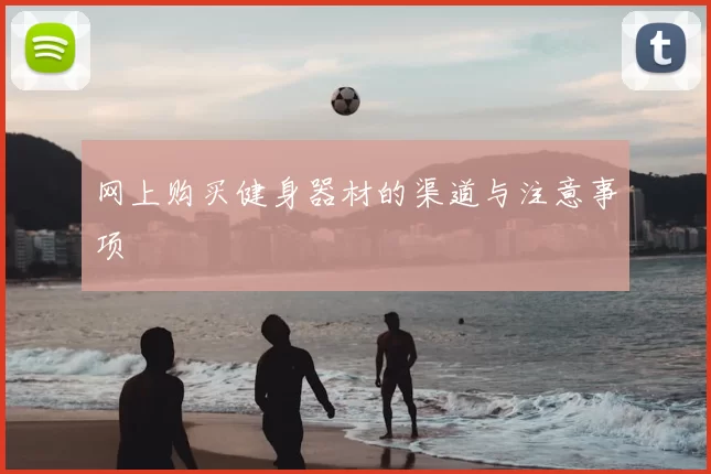 网上购买健身器材的渠道与注意事项