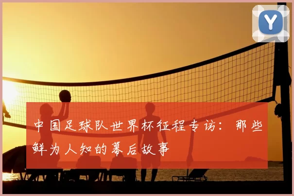 中国足球队世界杯征程专访：那些鲜为人知的幕后故事